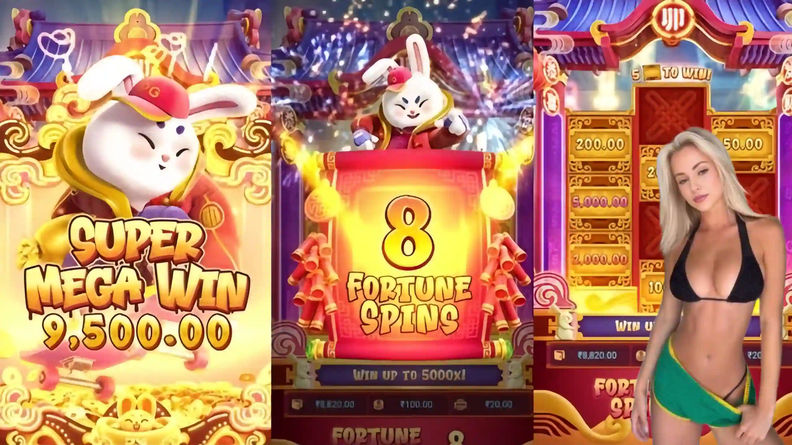 Wild Expansivo Fortune Rabbit 56w - Coelho Dourado que Expande